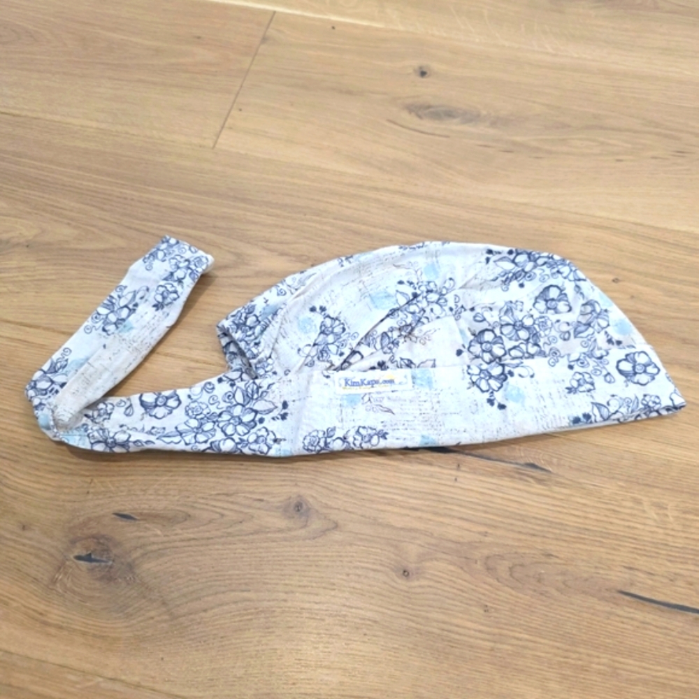 KimKaps Floral Print Scrub Hat